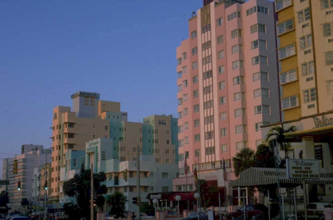 miami beach delano 1980s 1990s A4 Photo Print