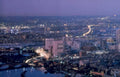 miami dusk cityscape Vintage A4 Photo Print