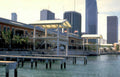 miami riverwalk pavilion Vintage A4 Photo Print