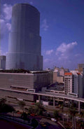 miami skyline first 1980s 1990s A4 Photo Print