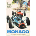 michael turner grand prix de monaco 1967 2 Advert A4 Photo Print
