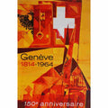 michel schuepfer geneve 150e anniversaire 1964 2 Advert A4 Photo Print