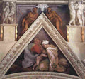 michelangelo Ancestors of Christ figures three Art A4 Photo Print
