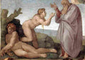 michelangelo Creation of Eve Art A4 Photo Print