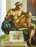 michelangelo Ignudo a Art A4 Photo Print