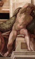 michelangelo Ignudo d Art A4 Photo Print