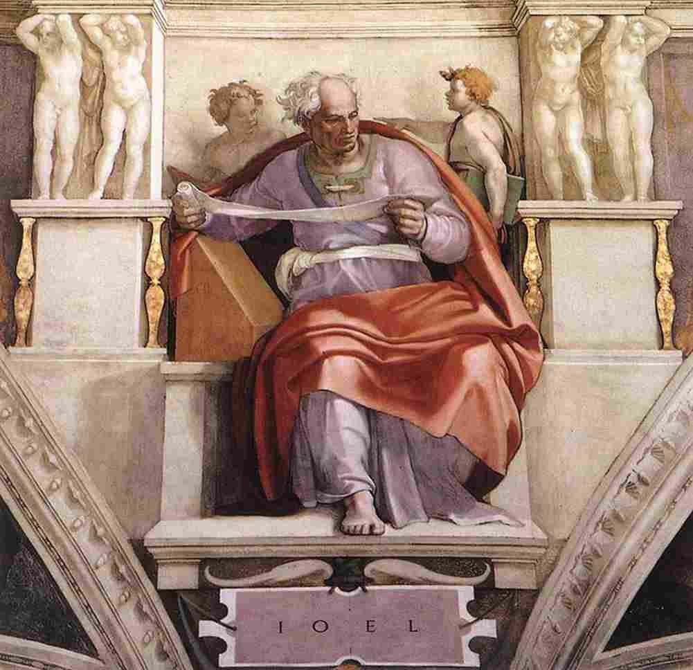michelangelo Prophet Joel Art A4 Photo Print