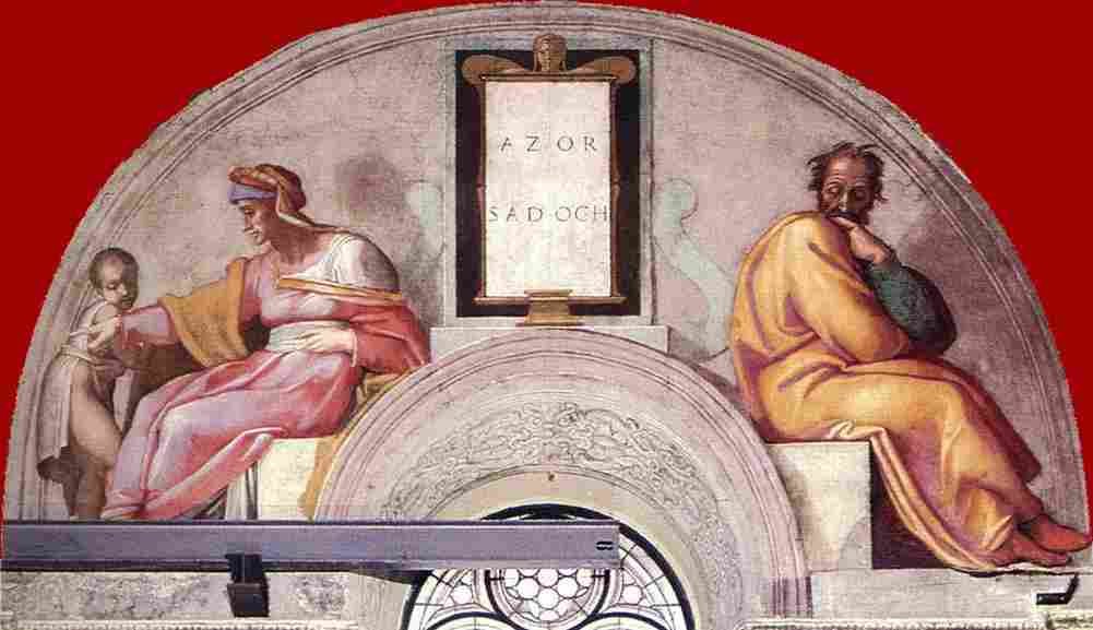 michelangelo r Azor Zadok Art A4 Photo Print