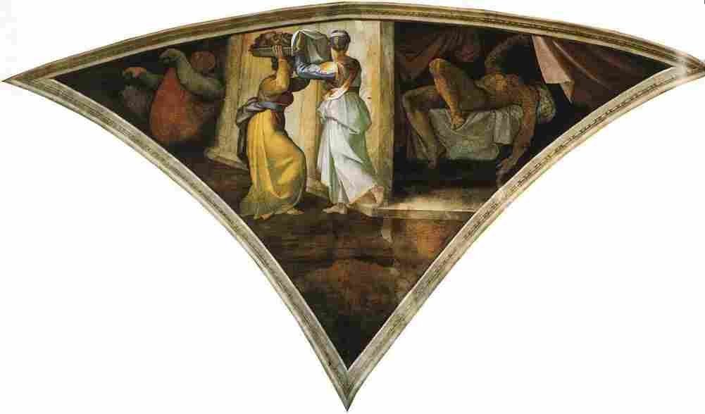 michelangelo s Judith and Holofernes Art A4 Photo Print