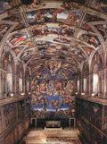 michelangelo sistine chapel Art A4 Photo Print