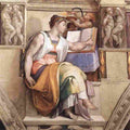 michelangelo y The Erythraean Sibyl Art A4 Photo Print