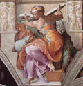 michelangelo y The Libyan Sybil Art A4 Photo Print