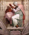 michelangelo y The Persian Sibyl Art A4 Photo Print