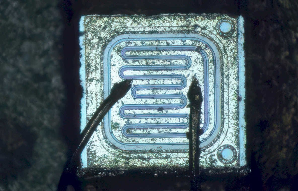microchip circuit detail Vintage A4 Photo Print