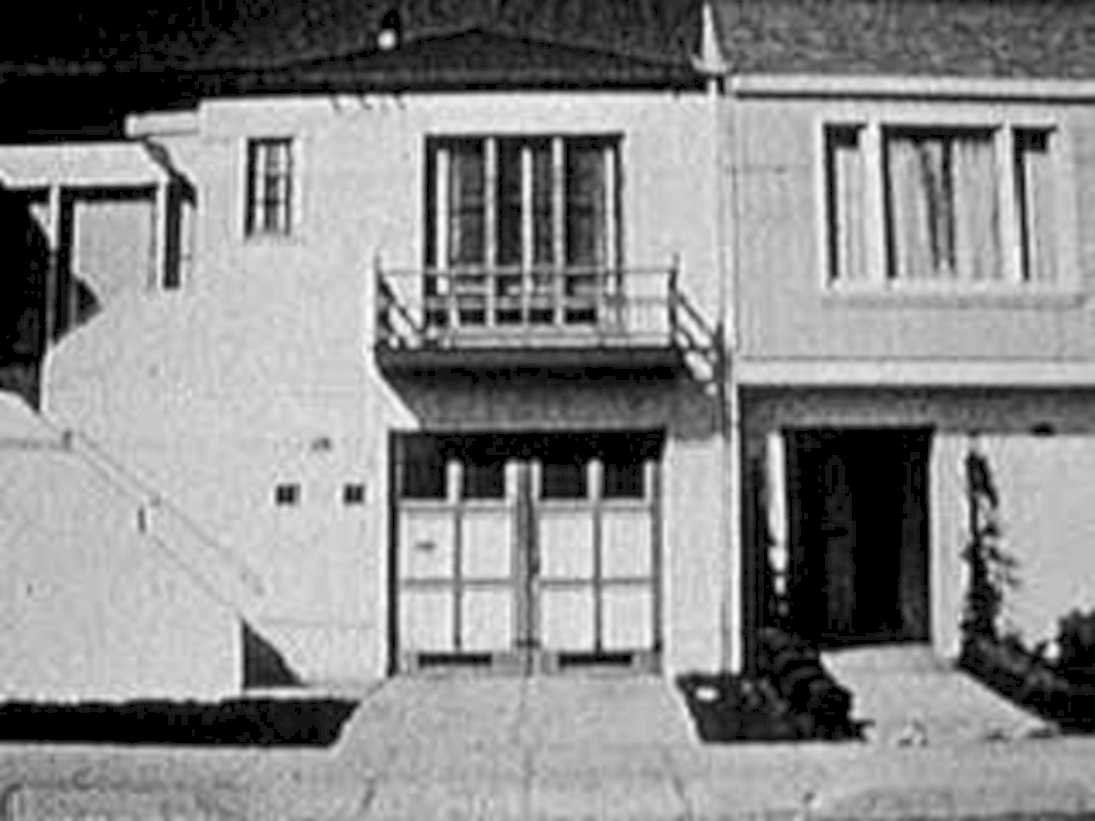 mid century house1980s 1990s A4 Photo Print