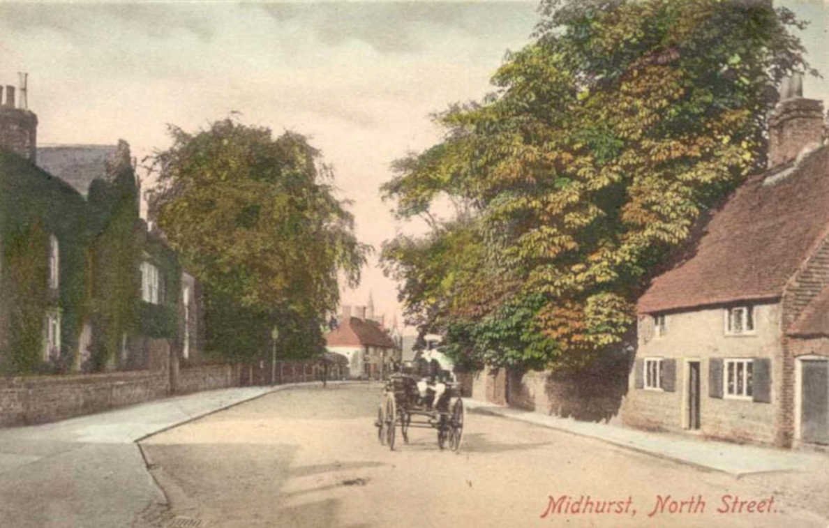midhurst north streetVintage 1880s 1900s A4 Photo Print
