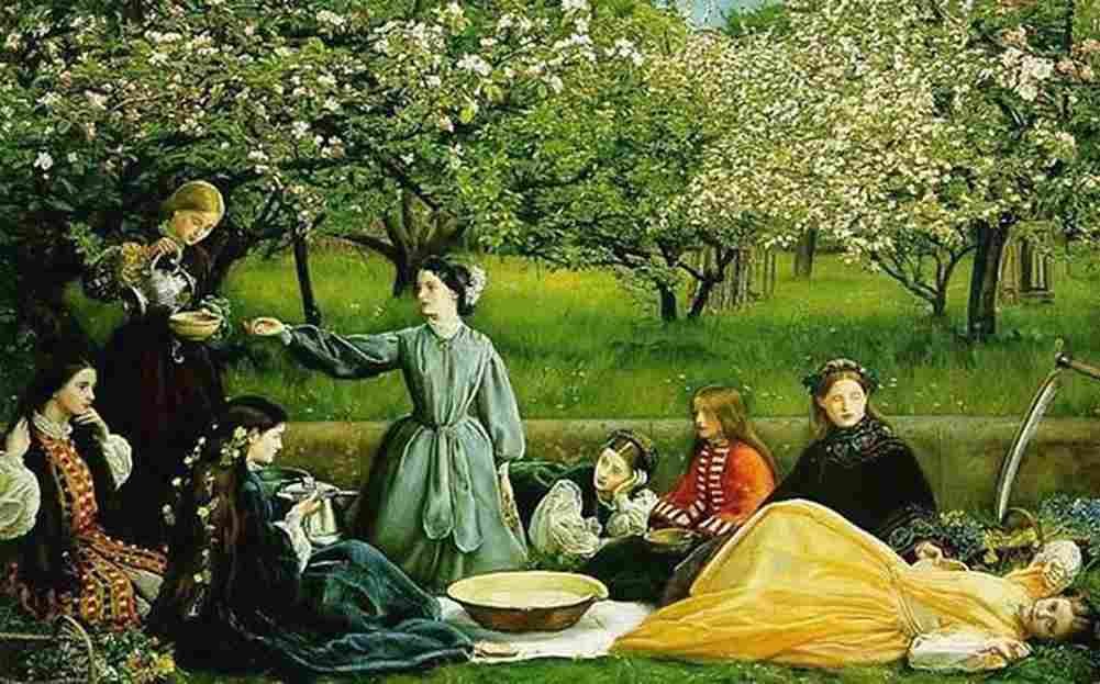 mil Apple Blossoms Art A4 Photo Print