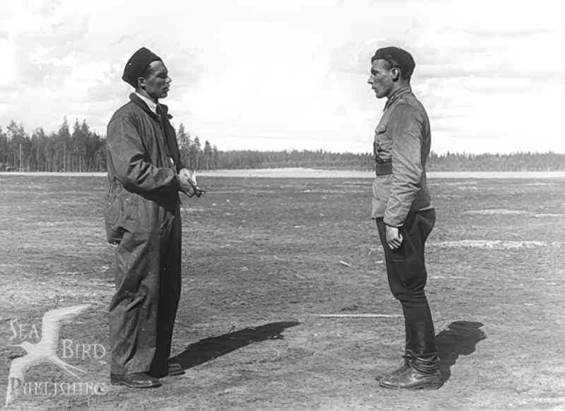military briefing seabird Vintage world war A4 Photo Print