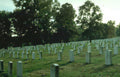 military cemetery headstones Vintage A4 Photo Print