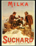 milka suchard milk chocolate 1890s Advert A4 Photo Print