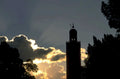 minaret sunset clouds 1980s 1990s A4 Photo Print