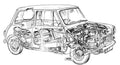 mini cutaway A4 Photo Print