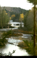 minnehaha falls autumn Vintage A4 Photo Print