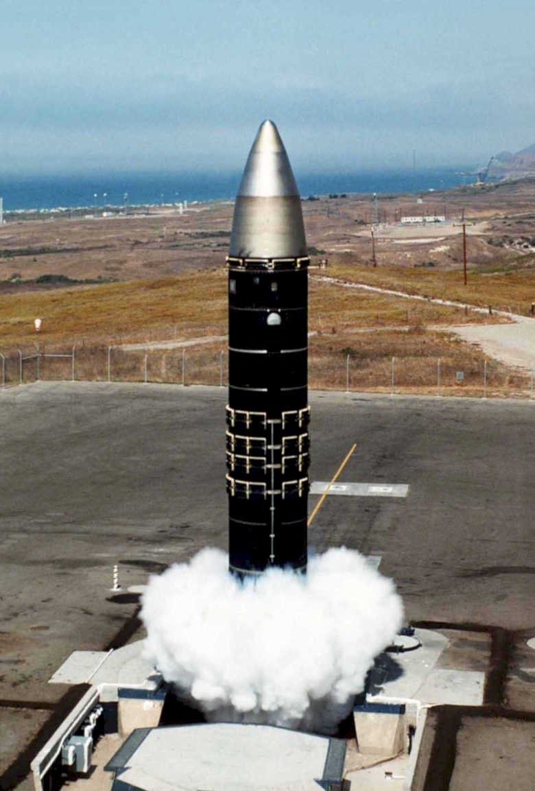 missile launch minuteman1980s 1990s A4 Photo Print