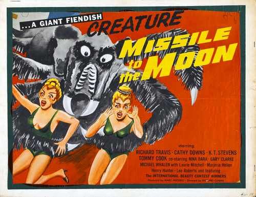 missile to moon  03 film star poster A4 Photo Print