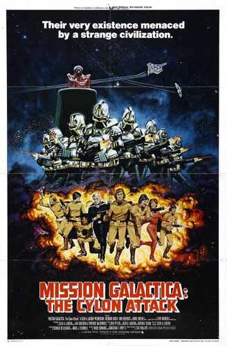 mission galactica  01 film star poster A4 Photo Print