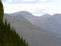 mistymountains pnw blurred1980s 1990s A4 Photo Print