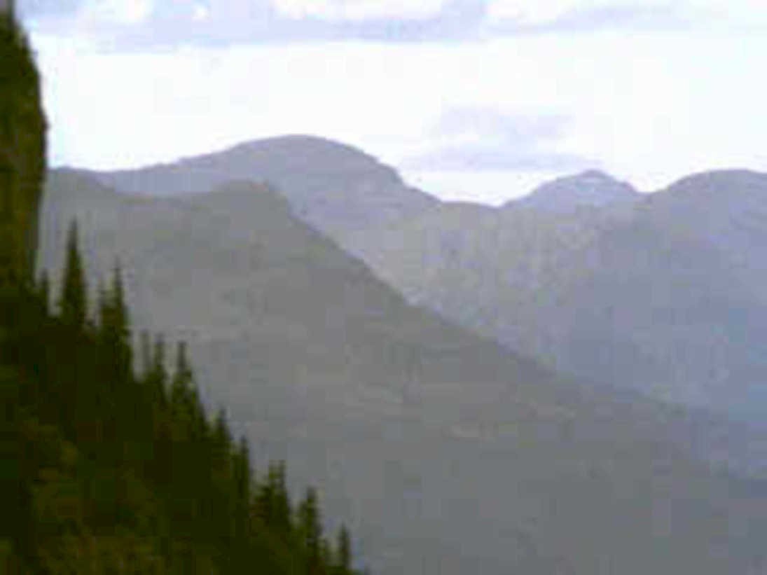 mistymountains pnw blurred1980s 1990s A4 Photo Print