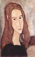 mod Jeanne Hebuterne Art A4 Photo Print