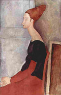 mod Jeanne Hebuterne in Dark Clothes Art A4 Photo Print