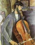 mod a The Cellist Art A4 Photo Print