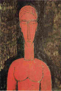 mod a The Red Bust Art A4 Photo Print