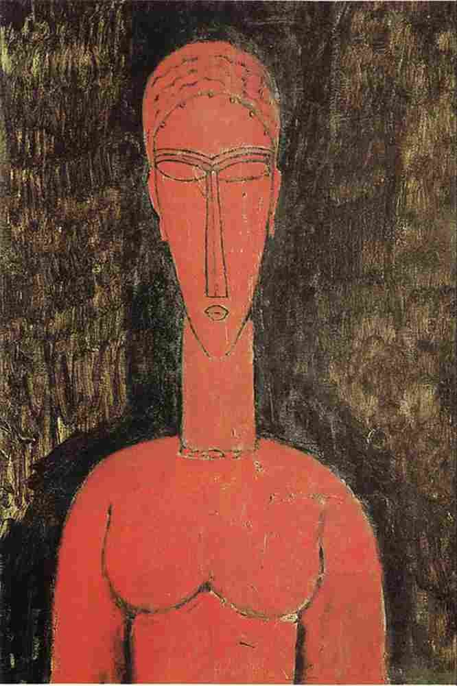 mod a The Red Bust Art A4 Photo Print