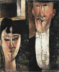 mod bridde and groom Art A4 Photo Print