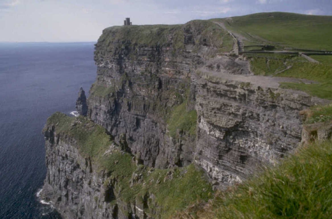 moher cliffs landscape 1980s 1990s A4 Photo Print