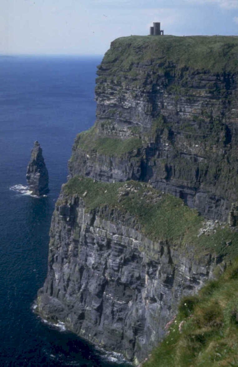 moher cliffs stacks 1980s 1990s A4 Photo Print