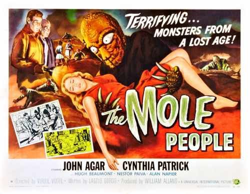 mole people  03 film star poster A4 Photo Print