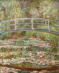 mon Bridge Over a Pond of Water Lilies Art A4 Photo Print