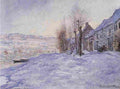 mon Lavacourt Under Snow Art A4 Photo Print
