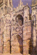 mon Rouen Cathedral Portal and Tour d Albane Art A4 Photo Print