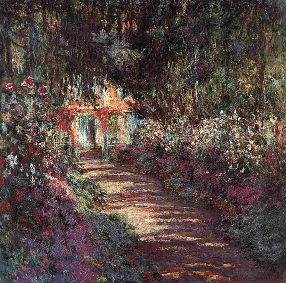 mon The Garden in Flower Art A4 Photo Print