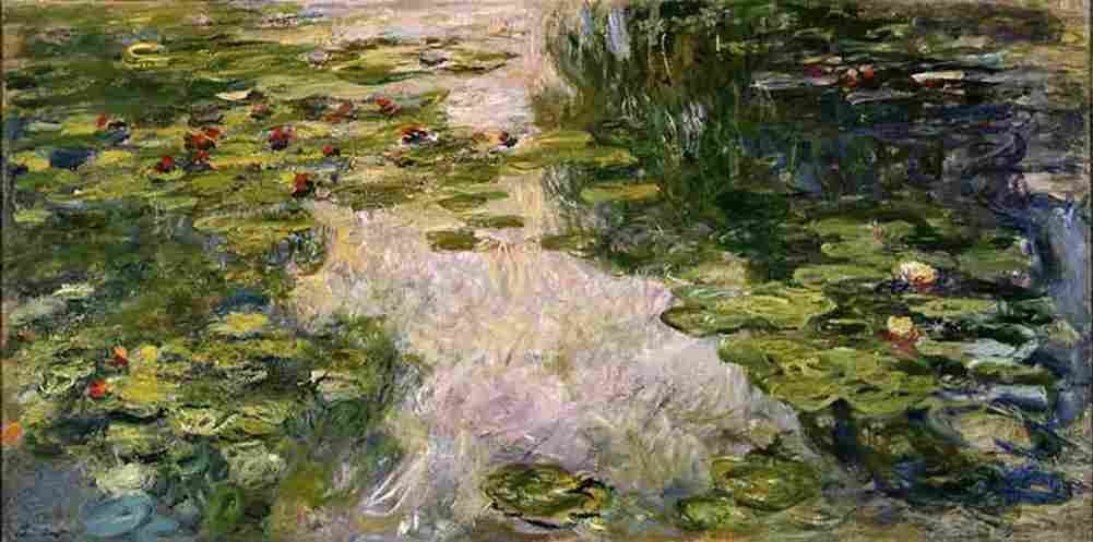 mon Water Lilies Two Art A4 Photo Print