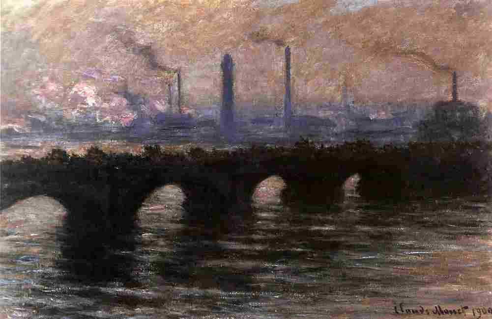 mon Waterloo Bridge Art A4 Photo Print