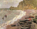 mon a Beach at Etretat Art A4 Photo Print
