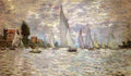 mon a Boats Regatta at Argenteuil Art A4 Photo Print