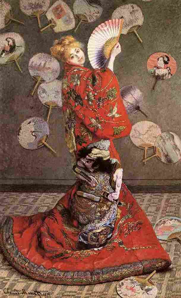 mon a La Japonaise Art A4 Photo Print